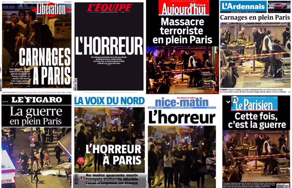 unes magazines attentats paris novembre.jpg